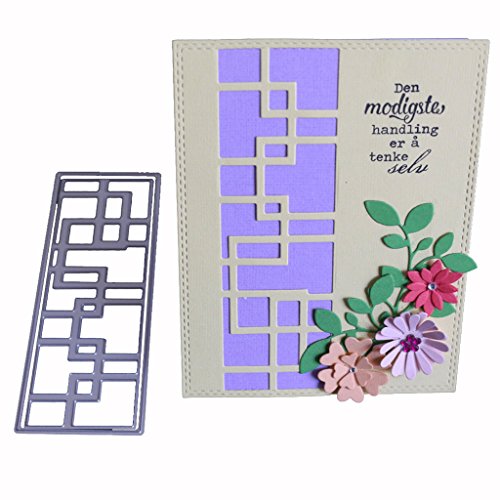 Rechteckiger Rahmen aus Metall, Stanzformen für Kartenherstellung, Prägeschablonen für Scrapbooking, DIY Alben, Papierkarten, Kunsthandwerk, Dekoration von Lottoyday