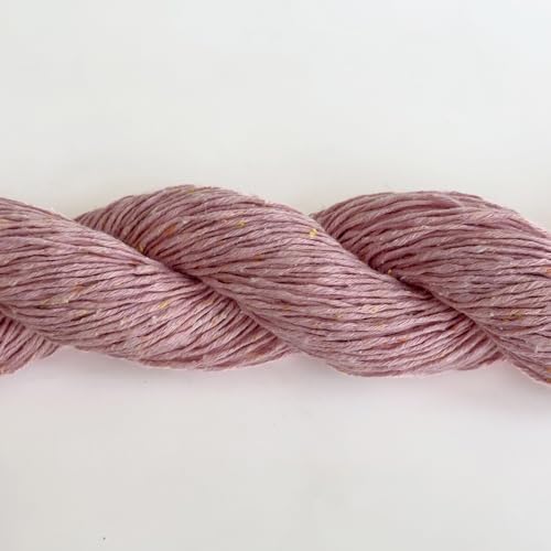 2 Knäuel insgesamt 100 g Lotus Yarns Barock Frühling Sommer Strickgarn, 10% Seide, 58% Baumwolle, 32% Leinen, Häkelgarn für Schal, Rock, Mantel und Weste (02) von Lotus Yarns