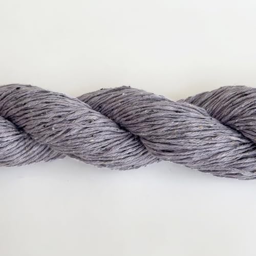 2 Knäuel insgesamt 100 g Lotus Yarns Barock Frühling Sommer Strickgarn, 10% Seide, 58% Baumwolle, 32% Leinen, Häkelgarn für Schal, Rock, Mantel und Weste (03) von Lotus Yarns
