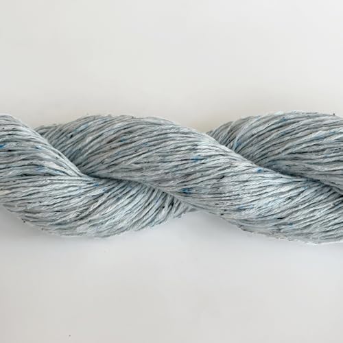 2 Knäuel insgesamt 100 g Lotus Yarns Barock Frühling Sommer Strickgarn, 10% Seide, 58% Baumwolle, 32% Leinen, Häkelgarn für Schal, Rock, Mantel und Weste (05) von Lotus Yarns