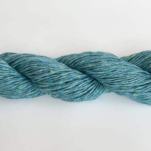 2 Knäuel insgesamt 100 g Lotus Yarns Barock Frühling Sommer Strickgarn, 10% Seide, 58% Baumwolle, 32% Leinen, Häkelgarn für Schal, Rock, Mantel und Weste (06) von Lotus Yarns