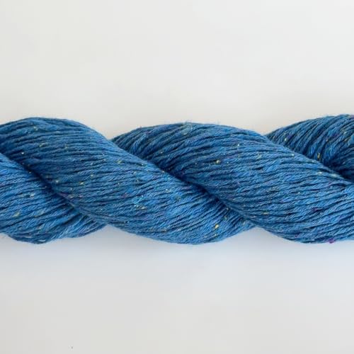 2 Knäuel insgesamt 100 g Lotus Yarns Barock Frühling Sommer Strickgarn, 10% Seide, 58% Baumwolle, 32% Leinen, Häkelgarn für Schal, Rock, Mantel und Weste (07) von Lotus Yarns