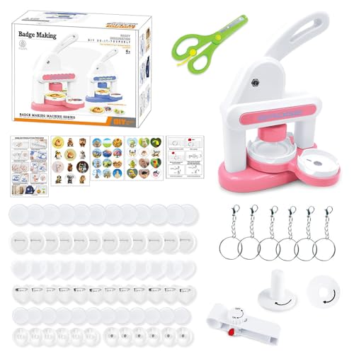 Lotvic Abzeichen-Bastelset für Kinder (Rosa) von Lotvic