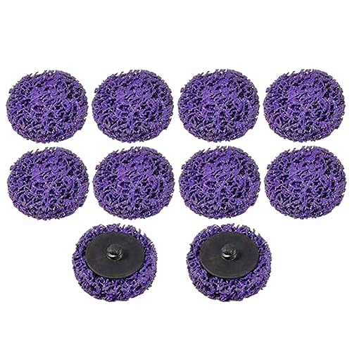 Loufy 10 Stück 50 mm, schnelle Änderung, leicht zu entfernen und zu reinigen, Scheiben für Farbe und Rost, Vorbereitung von Oberflächen von Autos, Reinigung von Schweißen Loufy 10 Stück 50 mm, schnelle Änderung, leicht zu entfernen und zu reinigen, Scheiben für Farbe und Rost, Vorbereitung von Oberflächen von Autos, Reinigung von Schweißen von Loufy