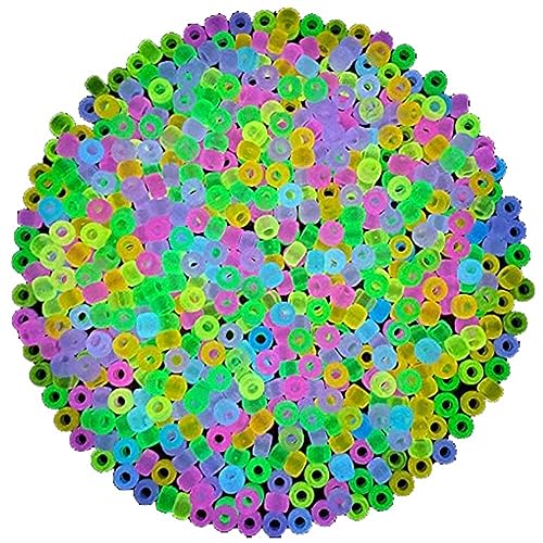 Loufy 1900 Stück Glow in the Dark Beads Mix 9 Farben Glow Beads Luminous Beads Granulat Acryl Hair Beads Plastic Beads Loufy 1900 Stück Glow in the Dark Beads Mix 9 Farben Glow Beads Luminous Beads Granulat Acryl Hair Beads Plastic Beads von Loufy