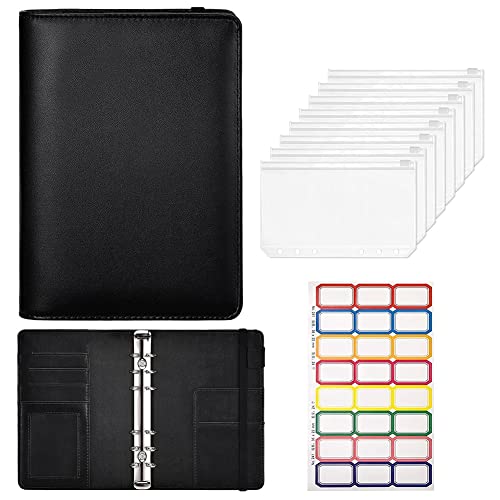 Loufy Budget Ordner mit ReißVerschluss UmschläGen A6 PU Budgetplaner Aufkleber und ZubehöR 6-Ring Ordner Spargeld Organizer A Loufy Budget Ordner mit ReißVerschluss UmschläGen A6 PU Budgetplaner Aufkleber und ZubehöR 6-Ring Ordner Spargeld Organizer A von Loufy