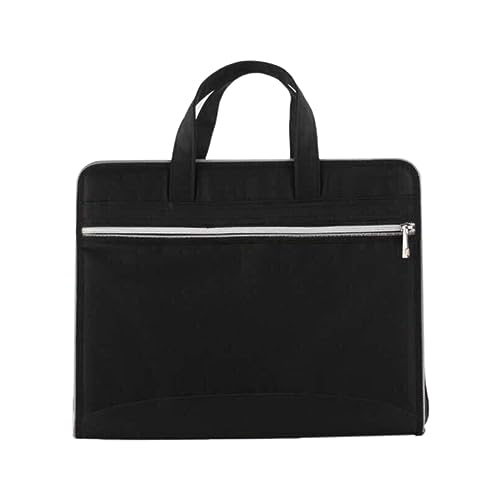 Loufy Wasserdichte Dokumententasche mit Reißverschluss, 12 Orgeltaschen aus Oxford-Gewebe, A4, Schwarz Loufy Wasserdichte Dokumententasche mit Reißverschluss, 12 Orgeltaschen aus Oxford-Gewebe, A4, Schwarz von Loufy