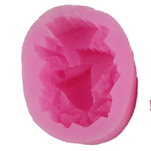 Loufy Weihnachtsglockenform für Weihnachtskuchen, Küchenwerkzeuge, Seifenform, Silikon, Aromatherapie, Kerzenform von Loufy