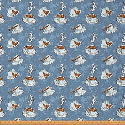 Loussiesd Aquarell Kaffee Thema Stoff Meterware Karikatur Dampf Kaffee Stil Polsterstoff für Stühle und Zuhause DIY Projekte Kaffeetassen und Bohnen Dekorativer wasserdichter Stoff 92x150cm Loussiesd Aquarell Kaffee Thema Stoff Meterware Karikatur Dampf Kaffee Stil Polsterstoff für Stühle und Zuhause DIY Projekte Kaffeetassen und Bohnen Dekorativer wasserdichter Stoff 92x150cm von Loussiesd