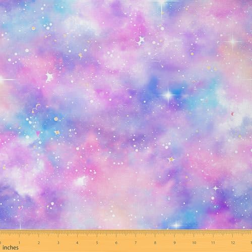 Loussiesd Galaxy Stoff 92x150cm Außenraum Patchwork Stoffe Universum Wolke Galaxie Glitter Stern Druck 3D gedruckt Raum Stoff Meterware Dekor Lila Polsterstoff für DIY Nähmuster Handwerk Loussiesd Galaxy Stoff 92x150cm Außenraum Patchwork Stoffe Universum Wolke Galaxie Glitter Stern Druck 3D gedruckt Raum Stoff Meterware Dekor Lila Polsterstoff für DIY Nähmuster Handwerk von Loussiesd