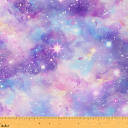 Loussiesd Galaxy Stoff 92x150cm Außenraum Patchwork Stoffe Universum Wolke Galaxie Glitter Stern Druck 3D gedruckt Raum Stoff Meterware Dekor Rosa Polsterstoff für DIY Nähmuster Handwerk Loussiesd Galaxy Stoff 92x150cm Außenraum Patchwork Stoffe Universum Wolke Galaxie Glitter Stern Druck 3D gedruckt Raum Stoff Meterware Dekor Rosa Polsterstoff für DIY Nähmuster Handwerk von Loussiesd
