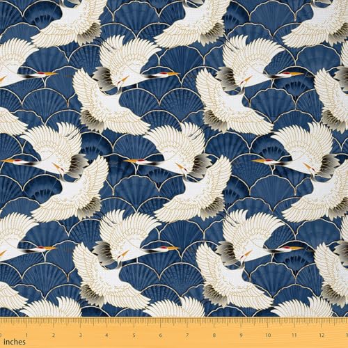 Loussiesd Japanisch WeißeStoff Meterware 92x150cm Exotisch Stil Dekorative Patchwork Stoffe Japanisch Ukiyoe Wasserdichter Stofffor Stühle Japanisch Stil DIY Reupholstery Polsterstoff Loussiesd Japanisch WeißeStoff Meterware 92x150cm Exotisch Stil Dekorative Patchwork Stoffe Japanisch Ukiyoe Wasserdichter Stofffor Stühle Japanisch Stil DIY Reupholstery Polsterstoff von Loussiesd