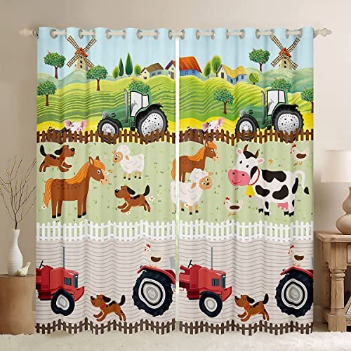 Loussiesd Karikatur Landwirtschaft Fenstervorhänge für Kinder Schlafzimmer Wohnzimmer Vorhang 175x140cm Kleinkind Süße Traktoren Bauernhaus Land Fenstervorhänge Bunte Natur Fensterbehandlungen Loussiesd Karikatur Landwirtschaft Fenstervorhänge für Kinder Schlafzimmer Wohnzimmer Vorhang 175x140cm Kleinkind Süße Traktoren Bauernhaus Land Fenstervorhänge Bunte Natur Fensterbehandlungen von Loussiesd