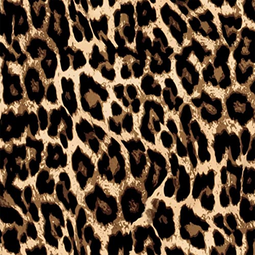 Loussiesd Leopardenmuster Polsterstoff für Stühle,Sarafi Geparden Wildtierdruck Stoff als Meterware,Luxus Dekorationsstoff im Wildtierstil für Polster und Heimwerkerprojekte,92x160cm,Braun Schwarz Loussiesd Leopardenmuster Polsterstoff für Stühle,Sarafi Geparden Wildtierdruck Stoff als Meterware,Luxus Dekorationsstoff im Wildtierstil für Polster und Heimwerkerprojekte,92x160cm,Braun Schwarz von Loussiesd
