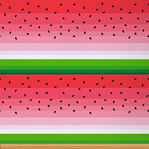 Loussiesd Wassermelon Polsterstoff von The Yard Wassermelon Rot Grün Gestreift Dekostoff für Polster und Heimwerkerprojekte Summer Obst Drucken Wasserdicht Draussen Stoff 92x150cm Loussiesd Wassermelon Polsterstoff von The Yard Wassermelon Rot Grün Gestreift Dekostoff für Polster und Heimwerkerprojekte Summer Obst Drucken Wasserdicht Draussen Stoff 92x150cm von Loussiesd