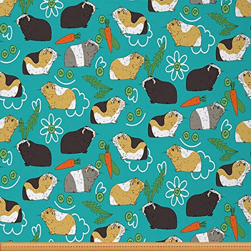 Meerschweinchen Polsterstoff von The Yard Süß Cavy Family Dekostoff für Polster und Heimwerkerprojekte Karikatur Karotte Tier Meerschweinchen Liebhaber Wasserdicht Draussen Stoff Grün 92x150cm Meerschweinchen Polsterstoff von The Yard Süß Cavy Family Dekostoff für Polster und Heimwerkerprojekte Karikatur Karotte Tier Meerschweinchen Liebhaber Wasserdicht Draussen Stoff Grün 92x150cm von Loussiesd