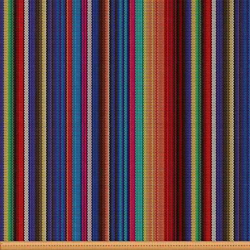 Stoff Meterware mit bunten Streifen abstrakter exotischer gestrickter vertikaler Linien Stil Möbelstoff für Stühle und Heimwerkerprojekte klassischer Streifen Dekor wasserdichter Stoff 92x150cm Stoff Meterware mit bunten Streifen abstrakter exotischer gestrickter vertikaler Linien Stil Möbelstoff für Stühle und Heimwerkerprojekte klassischer Streifen Dekor wasserdichter Stoff 92x150cm von Loussiesd