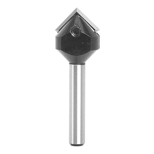 Louttary 1/4-Schaft, Hartmetall-Spoiler, V-Flöte, 90°-Einflöte, Fräser, Schaftfräser, Holzbearbeitung, Fräser, Einfache Installation, Einfacher Austausch Louttary 1/4-Schaft, Hartmetall-Spoiler, V-Flöte, 90°-Einflöte, Fräser, Schaftfräser, Holzbearbeitung, Fräser, Einfache Installation, Einfacher Austausch von Louttary