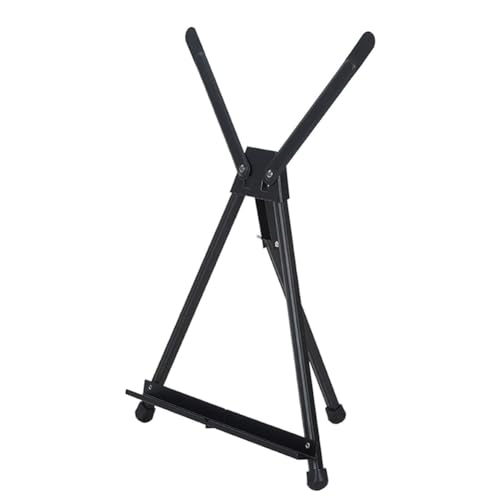 Louttary 1 x Tischstaffelei, Staffelei aus Metall für Malerei und Ausstellung, Staffelei für Malerei, Büro, Staffelei von Louttary
