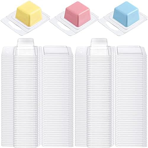 Louttary 100 Stück Wachsmelt 1 Oz Square Candle für DIY Schokolade, Wachs, Melt, Wickless, Seife, Making Louttary 100 Stück Wachsmelt 1 Oz Square Candle für DIY Schokolade, Wachs, Melt, Wickless, Seife, Making von Louttary