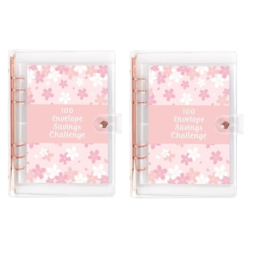 Louttary 2PCS 100 Umschlag Challenge Binder - Einfache und Spaßige Möglichkeit, 5.050 Euro zu Sparen - Budget Binder Set Kit Louttary 2PCS 100 Umschlag Challenge Binder - Einfache und Spaßige Möglichkeit, 5.050 Euro zu Sparen - Budget Binder Set Kit von Louttary