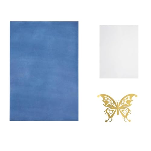 Louttary 60-Teiliges Cyanotypie-Papier-Sonnendruckpapier-Set, Teile, A5, Hochempfindliches Natur-Zeichendruckpapier, Sonnenaktiviertes Kunstdruckpapier von Louttary