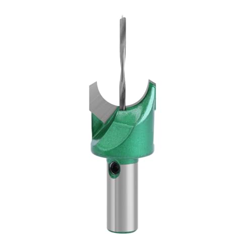 Louttary Bohrerbohrer mit Schaft, Fräser aus Hartmetall, für Fräsen von Holz, Fräser für Fräsen, flache Fräser, 10 mm x 16 mm von Louttary