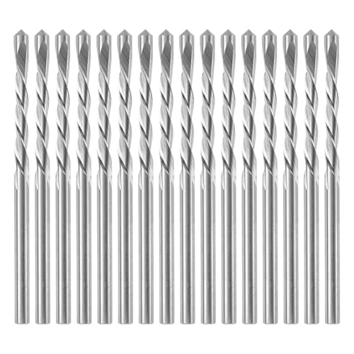 Louttary GP16 Bohrerspitze mit Pilotspitze für Trockenbauwände, 1/8 Zoll (16 Stück), Trockenbauschneider, geeignet für rotierende Reißverschluss-Spiralsägen von Louttary