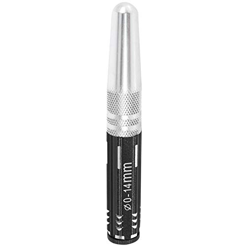 Louttary Lochöffnung, erweiterbare Reibahle, 0 – 14 mm, Fernbedienung, Metall, DIY-Werkzeuge für Auto, mit Fernbedienung, Körpermodell, Schwarz von Louttary