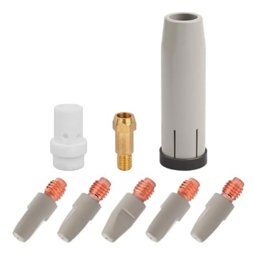 Louttary MIGMAG 36KD 36KD Schutzdüse, 1,0 mm, Halterung für Gasdüse, Taschenlampe MIGMAG 36KD, 8 Stück von Louttary