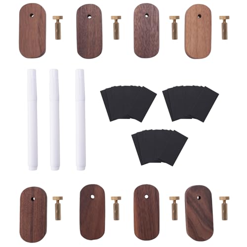 Louttary Mini Tafel Set mit Handgefertigten Nussholz-Tischdekorationen für Warenpreisverkäufe. von Louttary