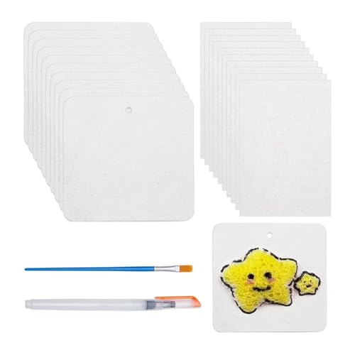 Louttary Schaumstoff Textur Papier Magic Canvas Schwamm für Acrylmalerei DIY 3D Kunst Zeichnen Papier Handwerk von Louttary