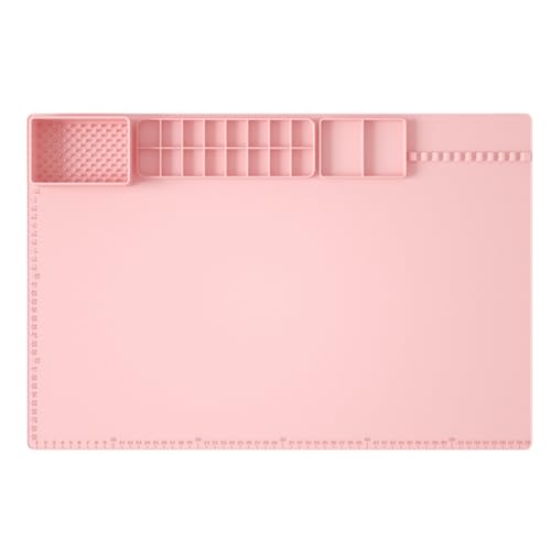 Louttary Schreibtischmatte, Zeichenmatte, Graffiti-Teppich für Kinder, künstlerischer Malteppich, Schreibtischmatte, Schreibtischmatte, Rosa von Louttary