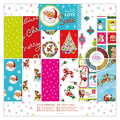 Love Santa Docrafts Pack, Papier, mehrfarbig, 30.93 X 0,77 x Traglast: 34 cm von Love Santa