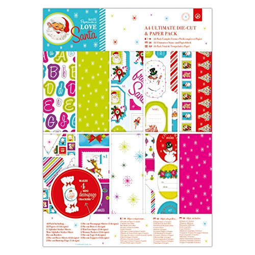 Love Santa Docrafts Ultimate gestanzt Pack, Papier, mehrfarbig, 21.33 X 1 x 84 cm von Love Santa