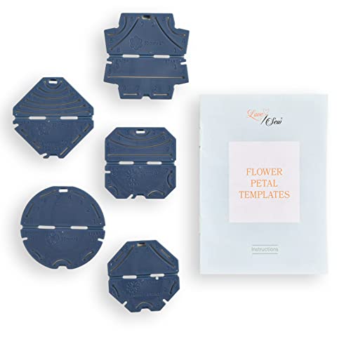 Love Sew 5-teiliges Blumenformer-Set – Kanzashi Blumenmacher Teller – Kreieren Sie Kansashi Blumen schnell und einfach. Love Sew 5-teiliges Blumenformer-Set – Kanzashi Blumenmacher Teller – Kreieren Sie Kansashi Blumen schnell und einfach. von Love Sew