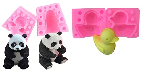 Silikonformen Panda und Ente - 2 Formen - Bär - Ente - Tiere - 2 Stück - DIY - Gastgeschenke - Seife - Kerzen - Harz - Gips - Schmuck - Form - Handwerk Silikonformen Panda und Ente - 2 Formen - Bär - Ente - Tiere - 2 Stück - DIY - Gastgeschenke - Seife - Kerzen - Harz - Gips - Schmuck - Form - Handwerk von LoveLegis