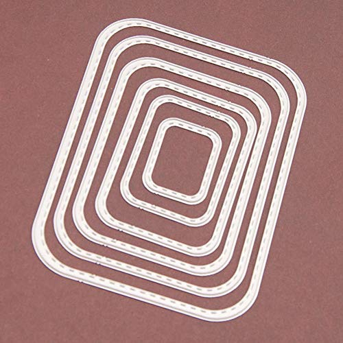 LovePlz Genähte Rechteck Rahmen Stanzformen DIY Scrapbook Papierkarten Schablonenform Papier Prägewerkzeug Silber LovePlz Genähte Rechteck Rahmen Stanzformen DIY Scrapbook Papierkarten Schablonenform Papier Prägewerkzeug Silber von LovePlz