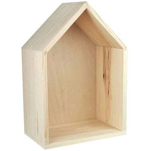 Häuschen/Ablage klein 15x25cm - Holzregal Haus für Decoupage und Handwerk Häuschen/Ablage klein 15x25cm - Holzregal Haus für Decoupage und Handwerk von Loveart