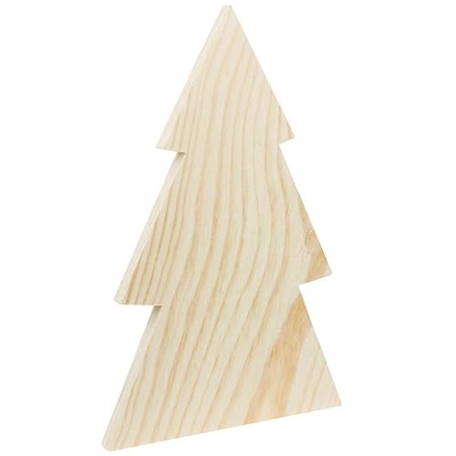 Kleiner Holzbaum 10 cm - Weihnachtsschmuck zum Bemalen und Dekorieren von Loveart