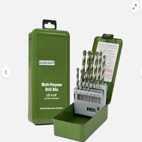Lovehomily 13-teilige Mehrzweck-Bohrbit-Set, mehrere Größen langlebige Bohrer-Bits mit Indexspeicherbox for Mechaniker und DIY-Enthusiasten von Lovehomily