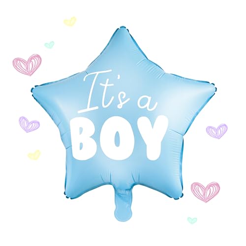 Folienballon „It’s a boy“ – Rund Ø 45 cm – Hellblau – Helium- & Luft-geeignet – Wiederverwendbar – Babyshower Deko Junge Folienballon „It’s a boy“ – Rund Ø 45 cm – Hellblau – Helium- & Luft-geeignet – Wiederverwendbar – Babyshower Deko Junge von Lovely Balloon