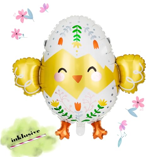 Folienballon Küken XL großer Ballon Babyparty Deko Taufe Baby Shower Party Luftballon Kindergeburtstag Bauernhof Osterdeko Geburtstag oder geburt WIEDERVERWENDBAR Folienballon Küken XL großer Ballon Babyparty Deko Taufe Baby Shower Party Luftballon Kindergeburtstag Bauernhof Osterdeko Geburtstag oder geburt WIEDERVERWENDBAR von Lovely Balloon