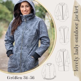 lovely lady outdoor jacket von LovelySewDesign