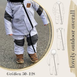 lovely outdoor Overall von LovelySewDesign