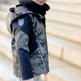 lovely outdoor jacket 74-164 Kombi-eBook Schnittmuster Jacke & Weste Softshelljacke von LovelySewDesign