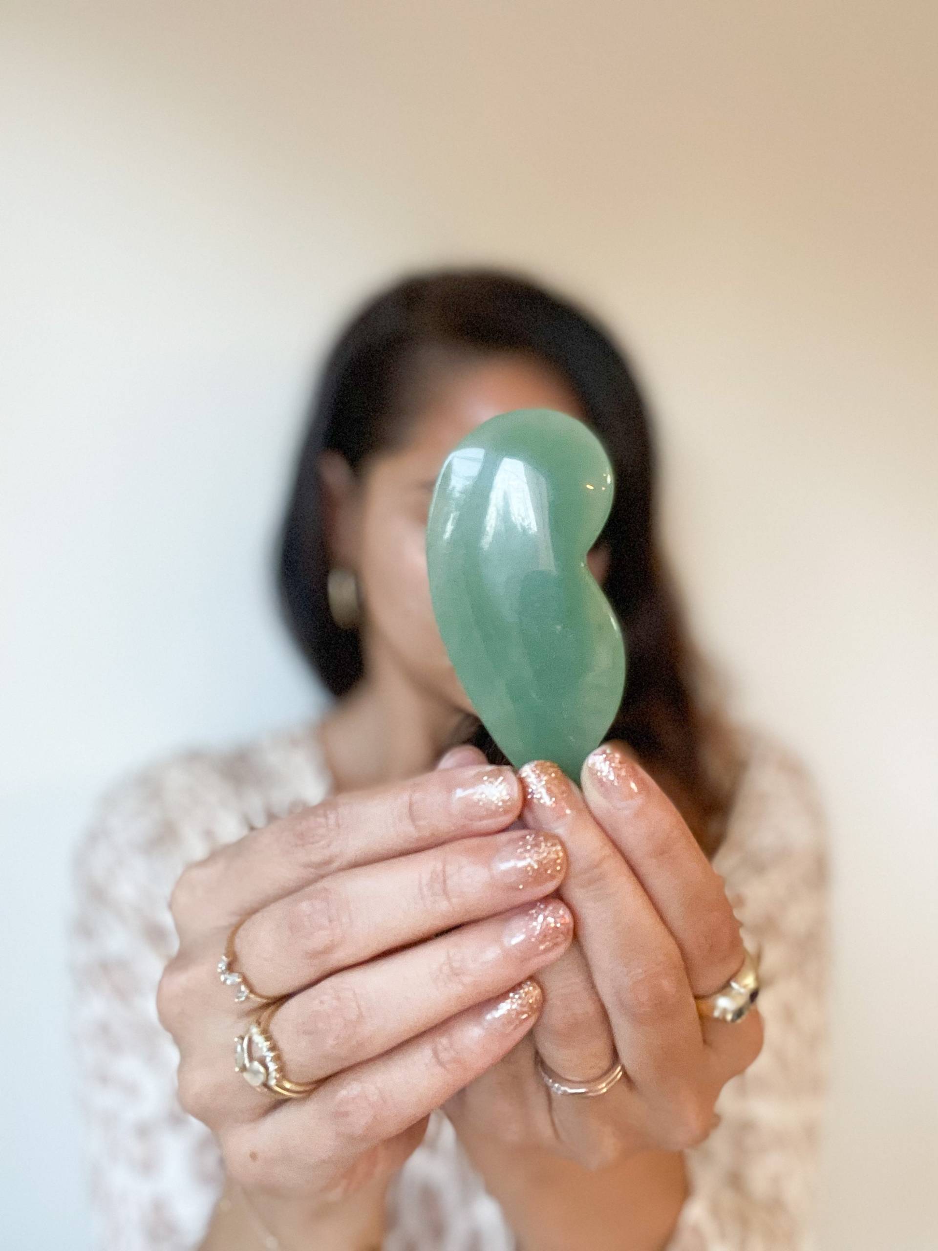 Grüne Jade Akupressur Gua Sha, 5Ml Gesichtsöl, Fine Line Tool, Beauty-Tool Massage-steine, Gesichtsmassage Board, Kristall-Massage-Tool Grüne Jade Akupressur Gua Sha, 5Ml Gesichtsöl, Fine Line Tool, Beauty-Tool Massage-steine, Gesichtsmassage Board, Kristall-Massage-Tool von Lovevioletalchemy