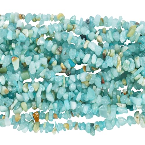 Lovionus89 150cm Amazonit unregelmäßig geformter Kristall und heilende getrommelte Chipsteinperlen für die Schmuckherstellung Grün Lovionus89 150cm Amazonit unregelmäßig geformter Kristall und heilende getrommelte Chipsteinperlen für die Schmuckherstellung Grün von Lovionus89