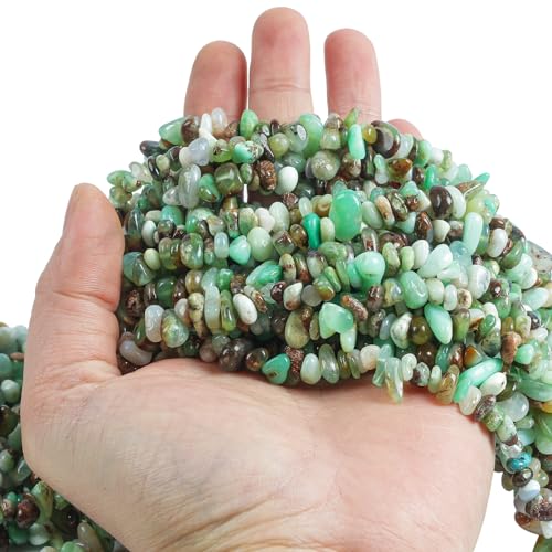Lovionus89 150cm Australien Grüner Jaspis geformter Kristall und heilende getrommelte Chipsteinperlen für die Schmuckherstellung Lovionus89 150cm Australien Grüner Jaspis geformter Kristall und heilende getrommelte Chipsteinperlen für die Schmuckherstellung von Lovionus89