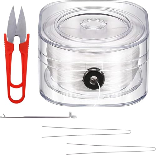 120 Meter Gummiband für Armbänder 0.6mm Elastisches Band,Klar Schmuckfaden Perlonfaden Nylonschnur elastisches Band für Armbänder, Perlenschmuck, Schmuckherstellung, Halskette, DIY Basteln 120 Meter Gummiband für Armbänder 0.6mm Elastisches Band,Klar Schmuckfaden Perlonfaden Nylonschnur elastisches Band für Armbänder, Perlenschmuck, Schmuckherstellung, Halskette, DIY Basteln von Lowats